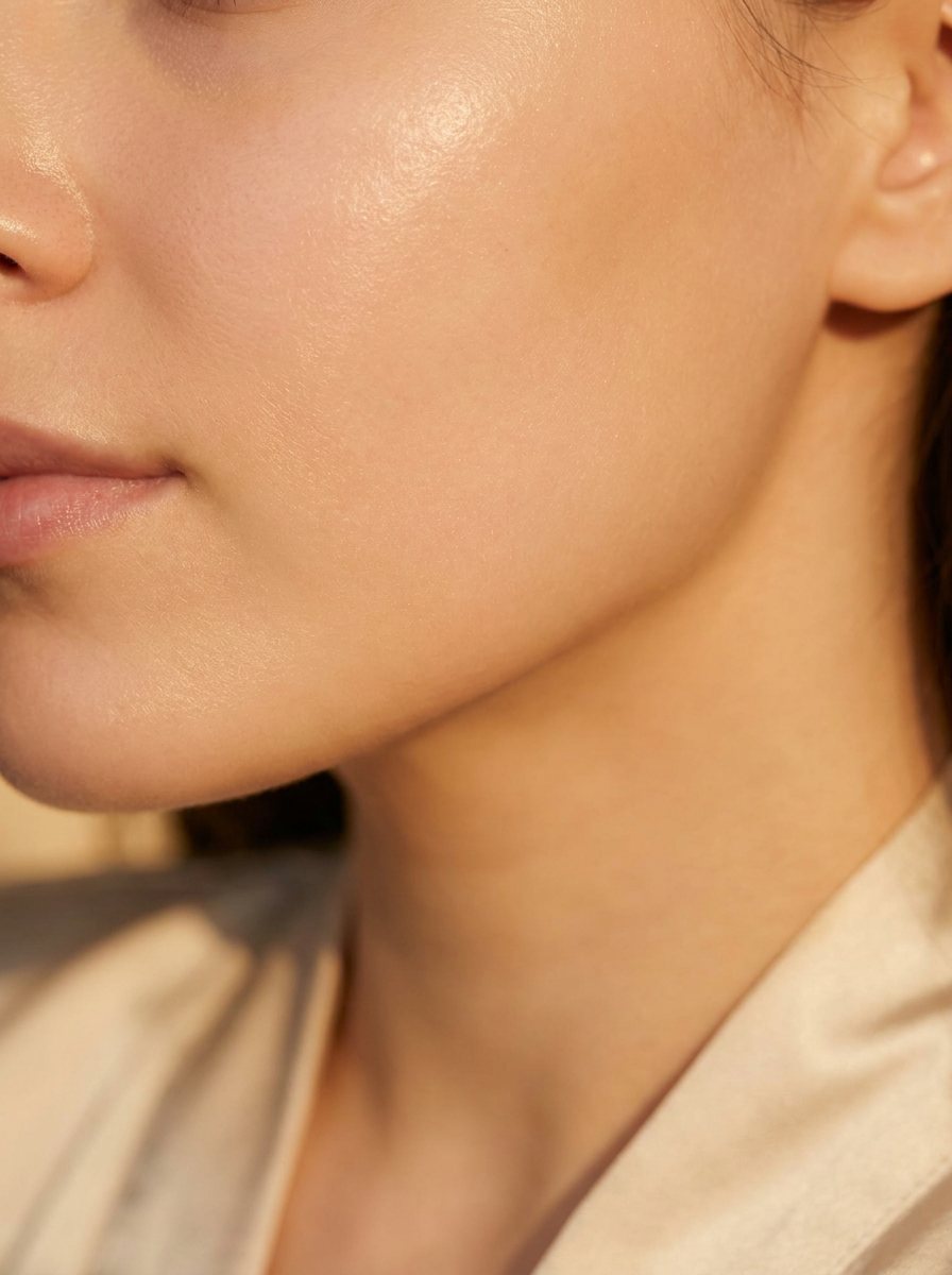 Clear, calm skin after acne treatment