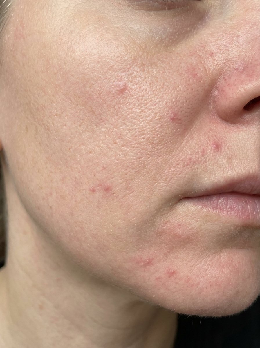 Dull, congested skin before treatment